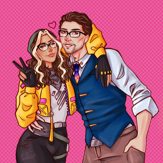 Valorant Couple Commission - Muffin